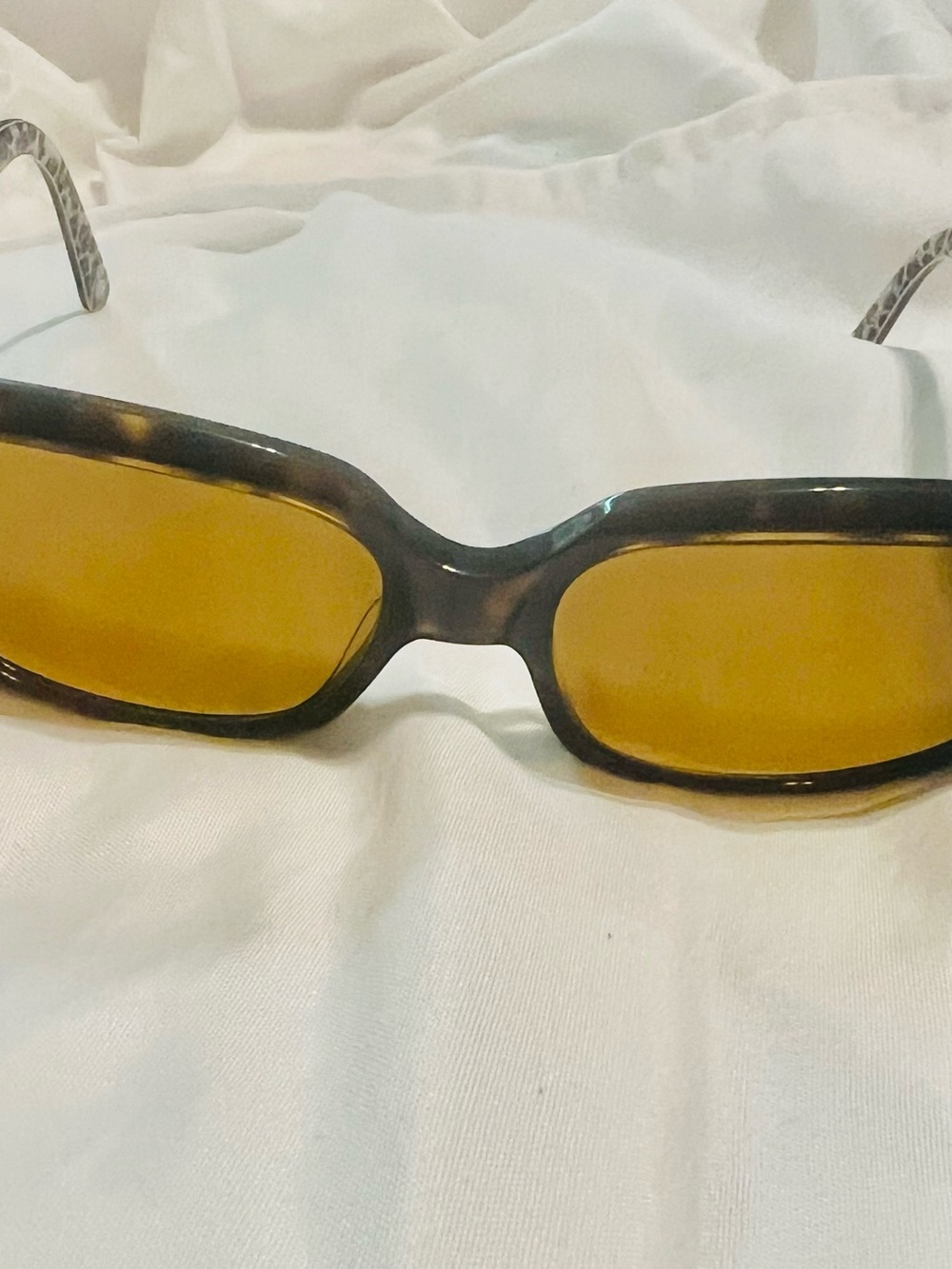bebe Tortoiseshell Frame Sunglasses with Amber Lenses